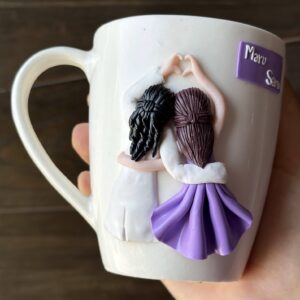 Best Friends Heart Mug