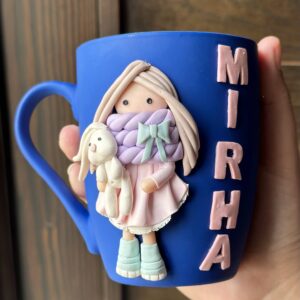 Polymer Hands handmade doll mug